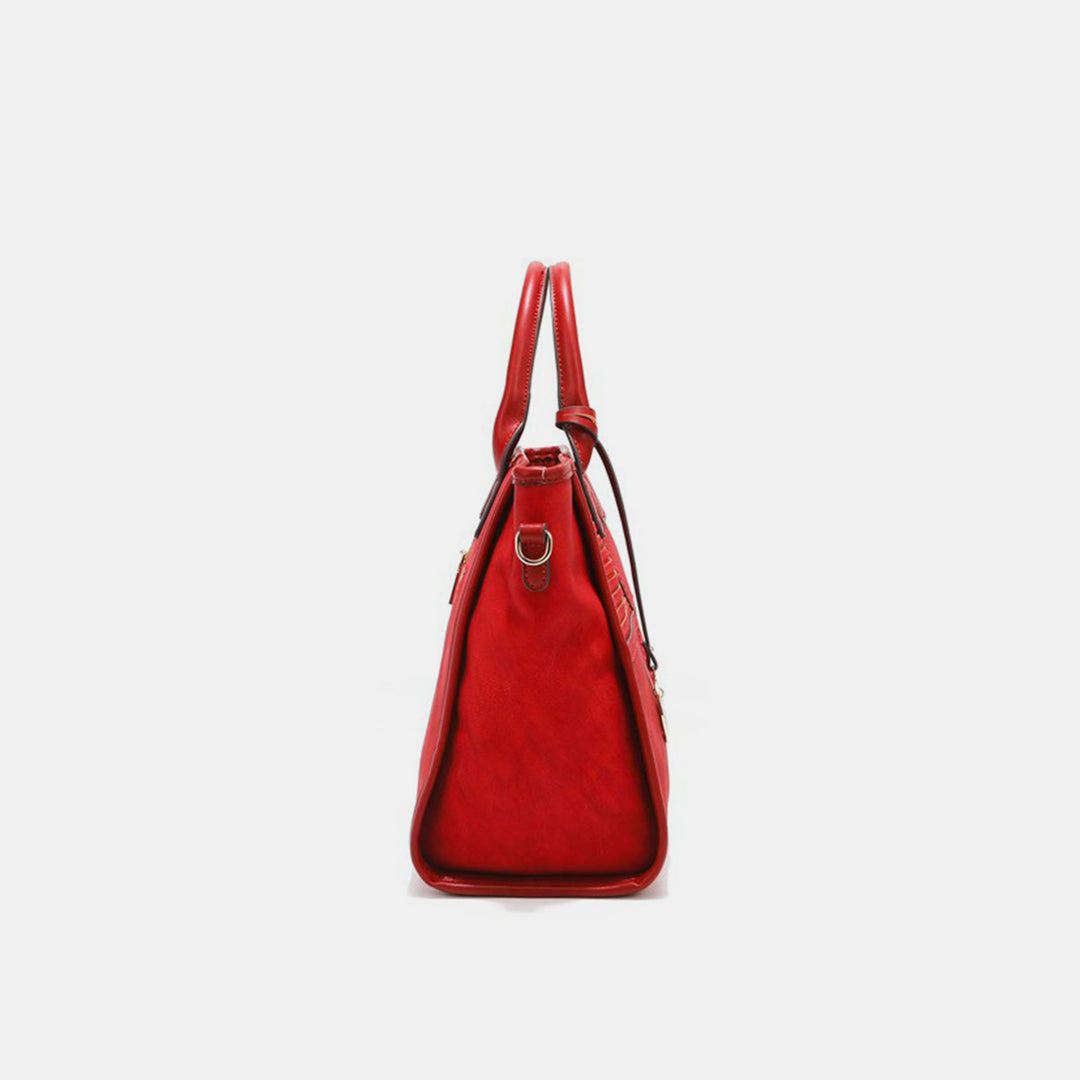Scallop Stitched Handbag