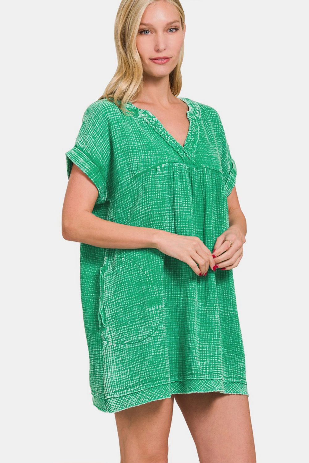 green lioness dress Zenana