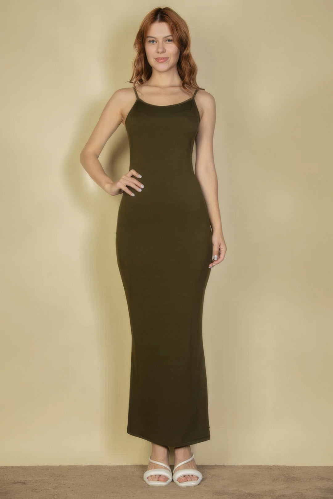 Ribbed Mermaid Hem Camisole Maxi Dress | Timeless Elegance and Comfort