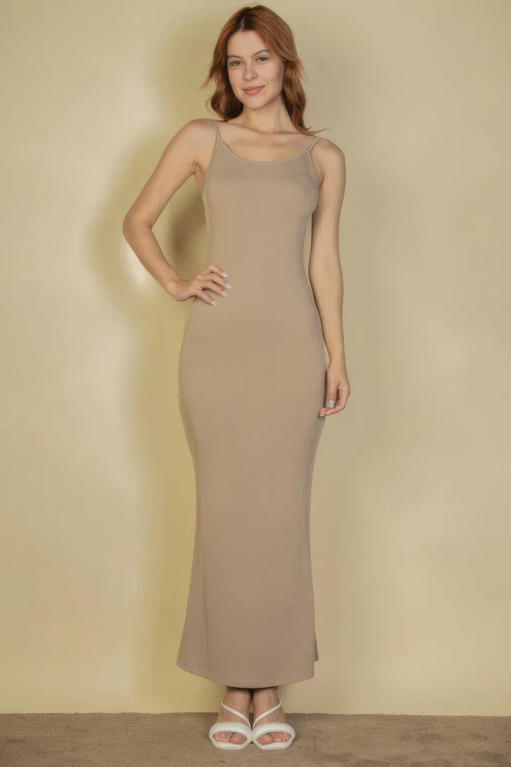 Ribbed Mermaid Hem Camisole Maxi Dress | Timeless Elegance and Comfort