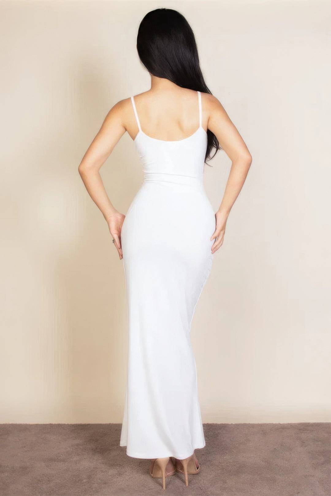 Ribbed Mermaid Hem Camisole Maxi Dress | Timeless Elegance and Comfort