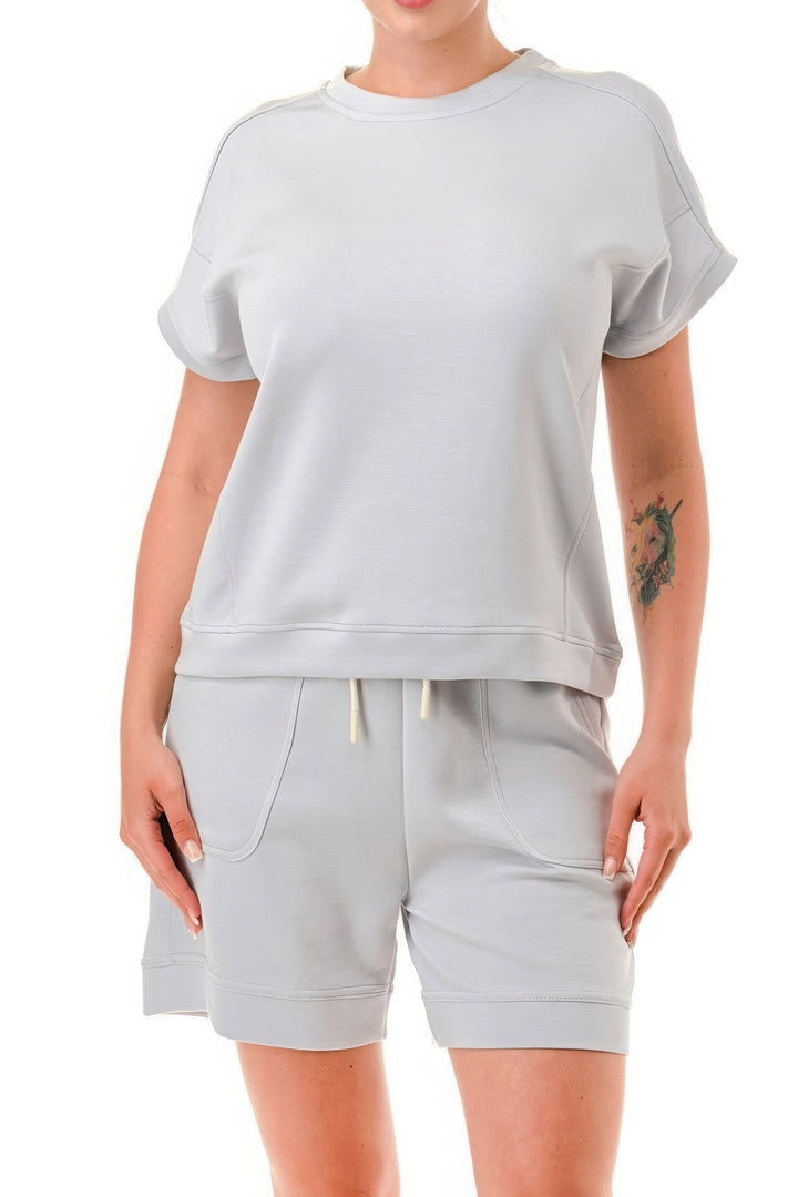 Air Cotton Top and Shorts Set