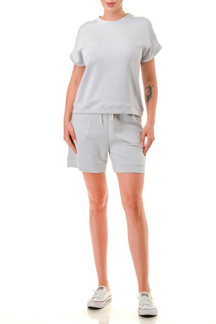 Air Cotton Top and Shorts Set