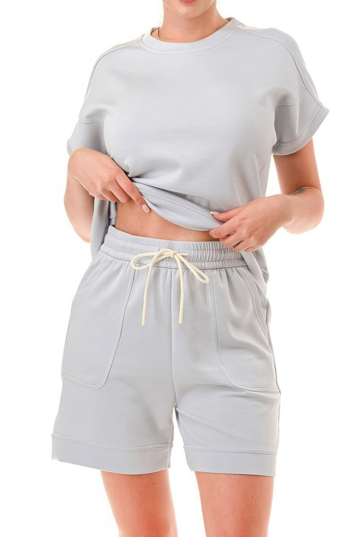 Air Cotton Top and Shorts Set