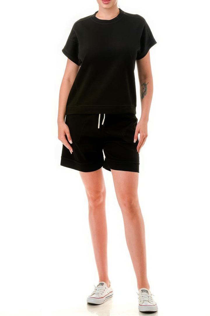 Air Cotton Top and Shorts Set