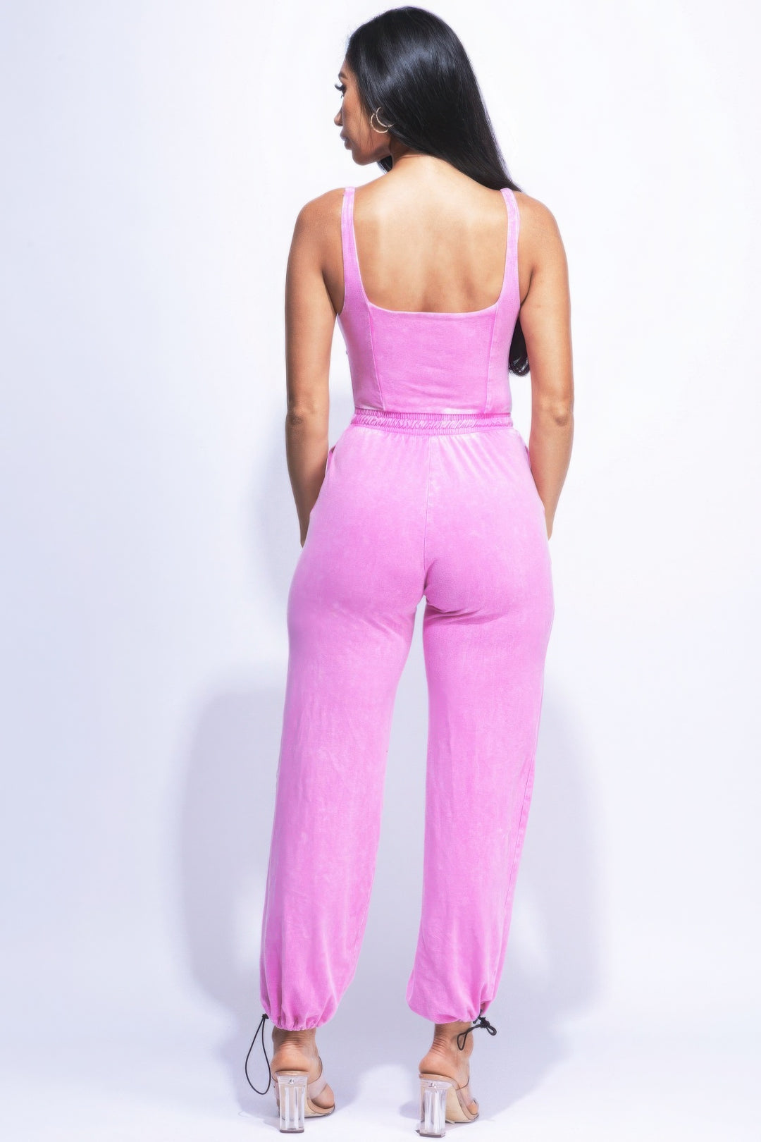 Washed Jumpsuit with Adjustable Ankle | Stylish Comfort for Every Occasion