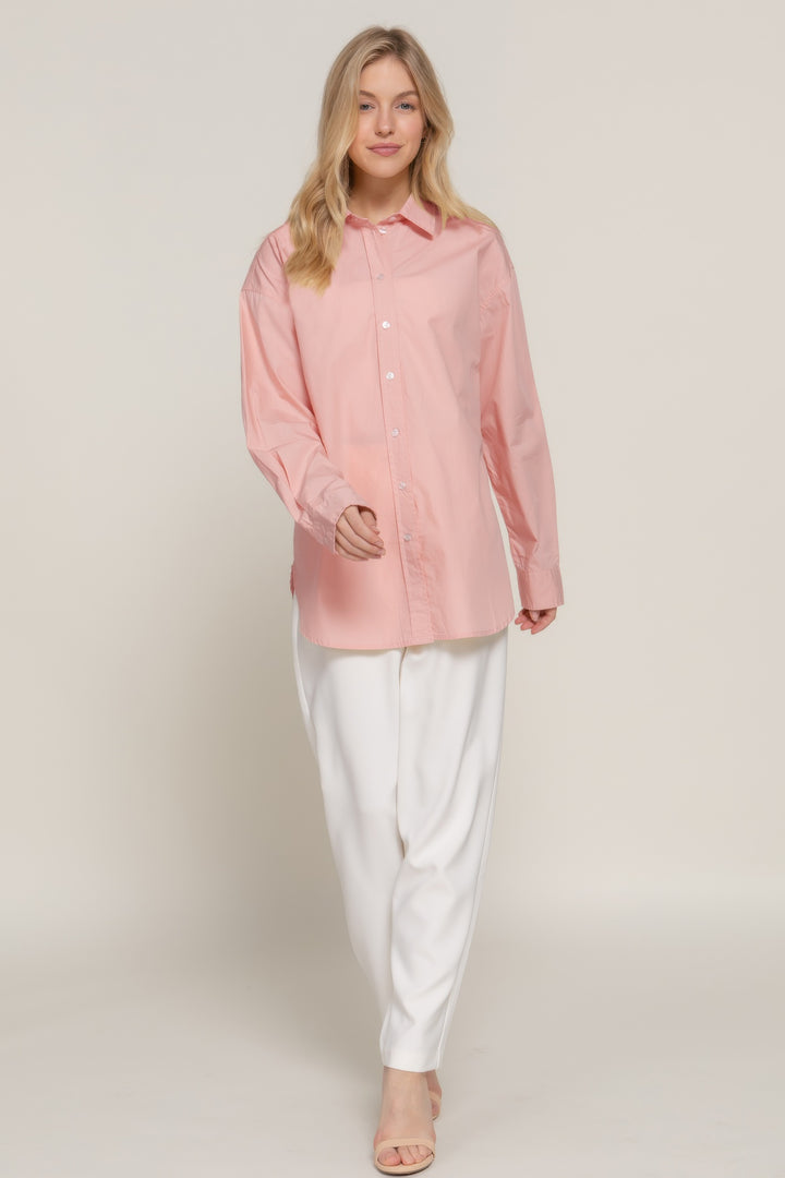 Long Sleeve Loose Fit Shirt