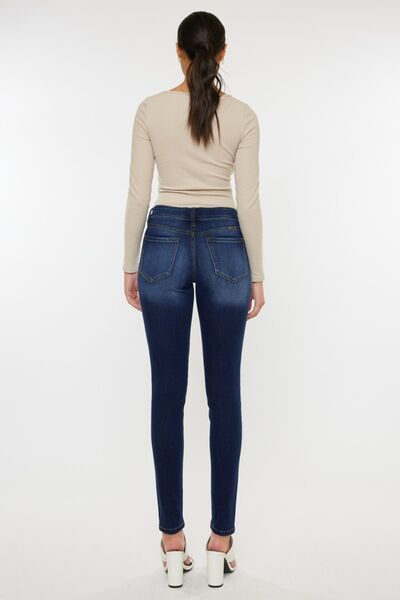 Mid Rise Gradient Skinny Jeans