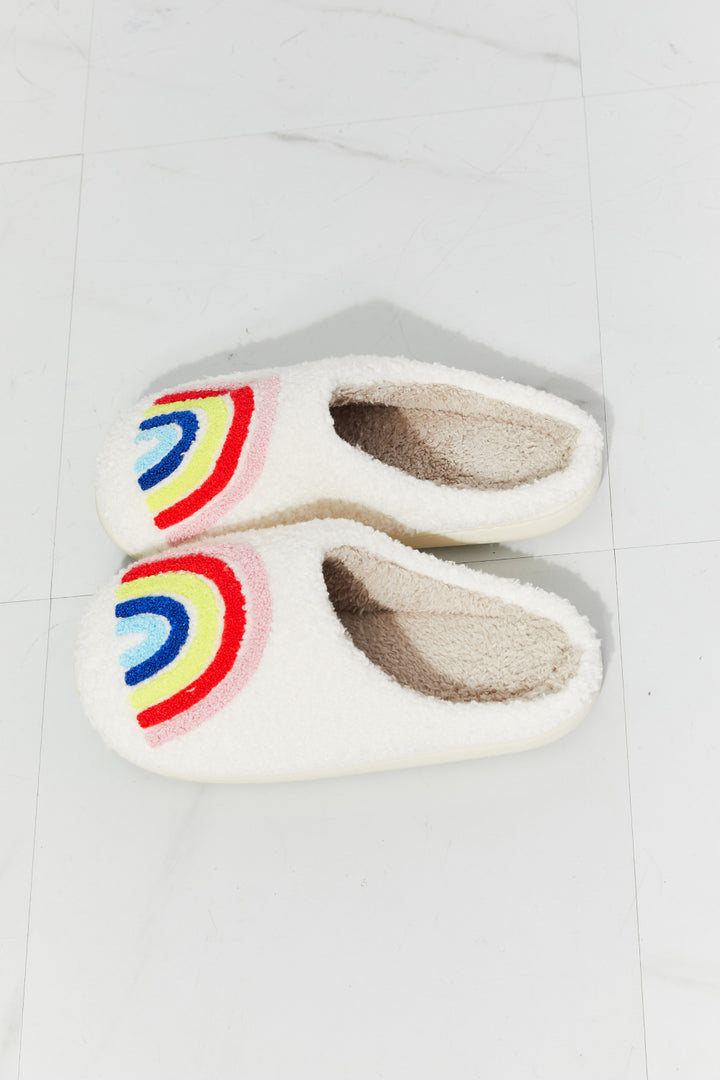 Rainbow Plush Slipper