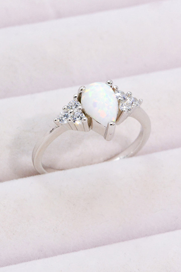 Limitless Love Opal and Zircon Ring