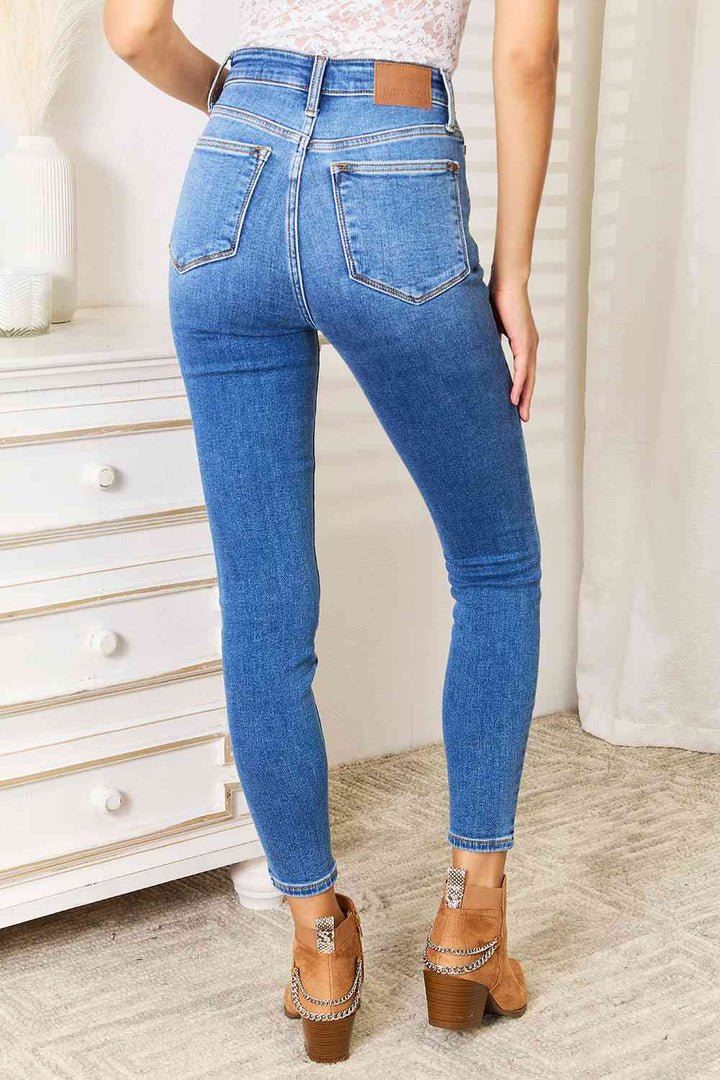 Full Size High Waist Skinny Jeans