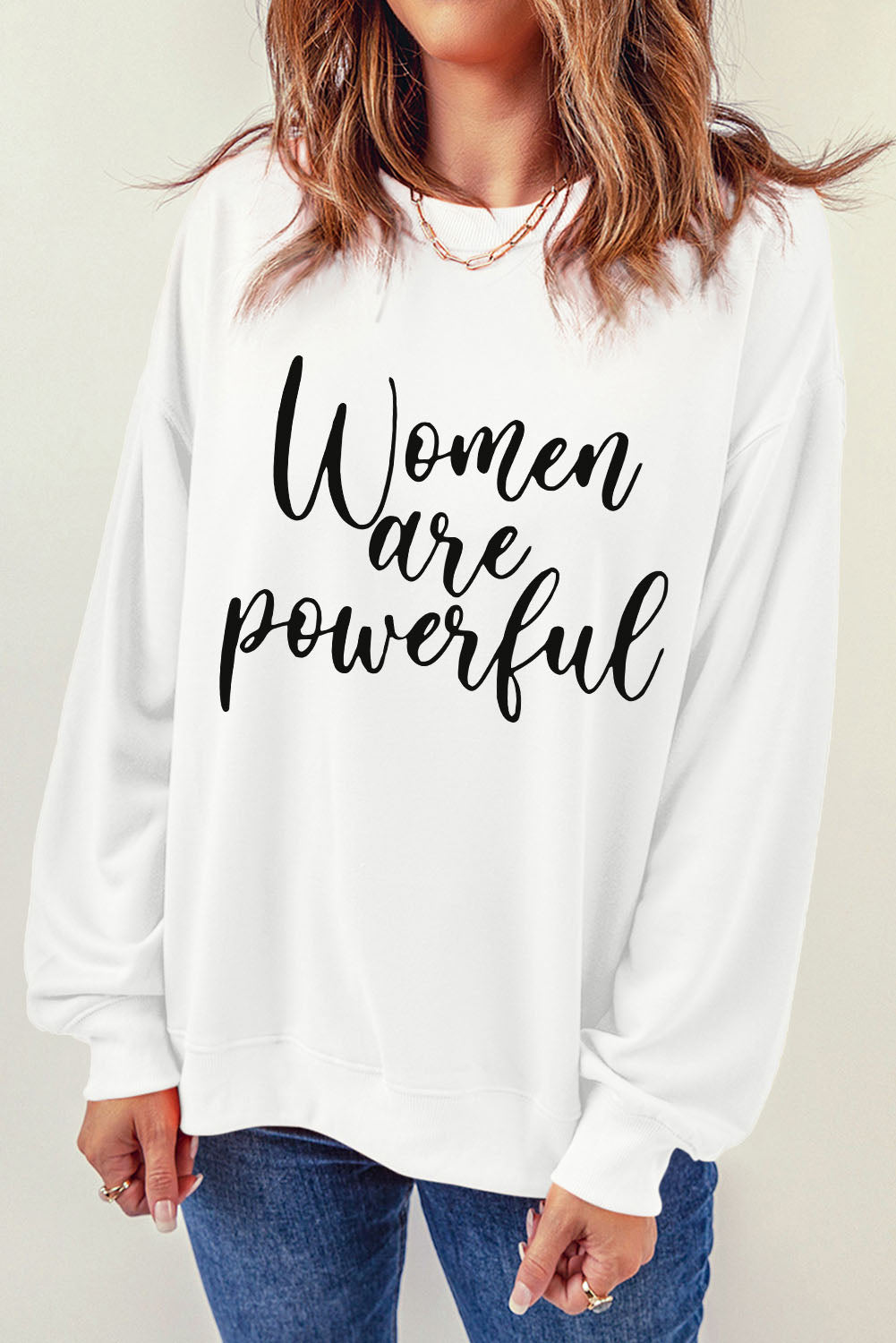 WOMEN ARE POWERFUL Graphic Sweatshirt