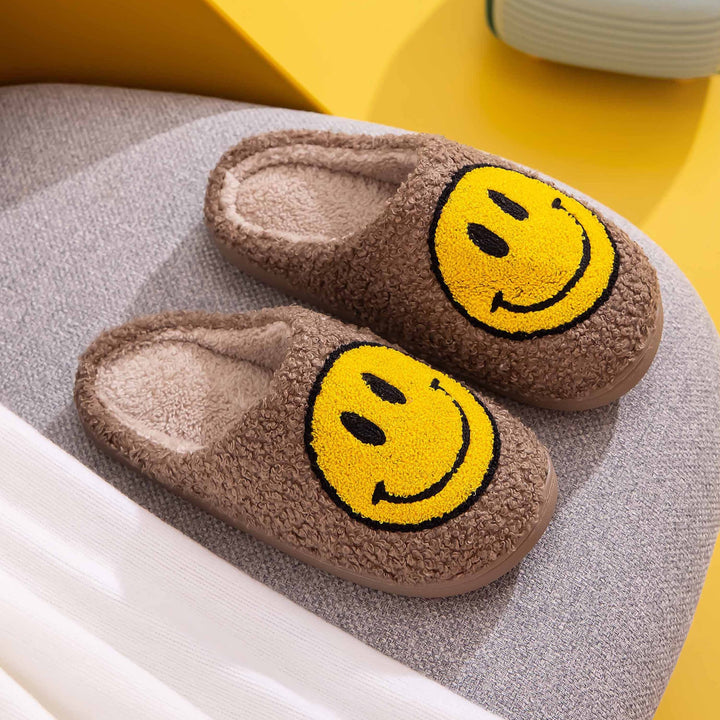 Smiley Face Slippers