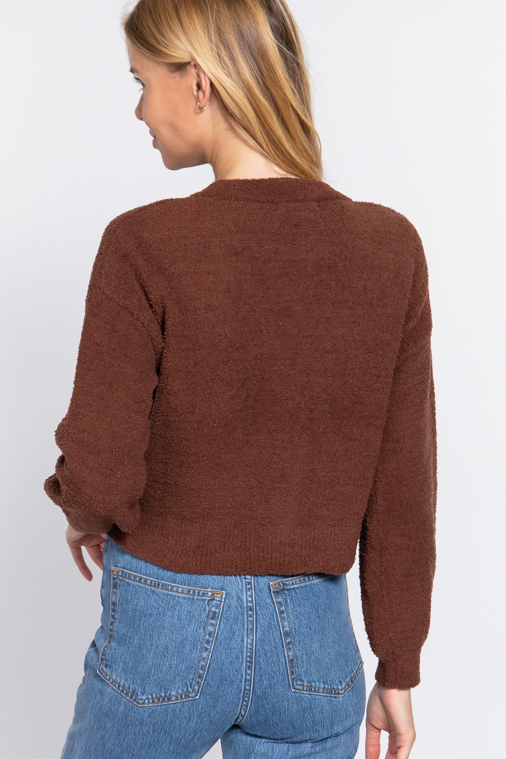 Long Sleeve V-neck Sweater Cardigan
