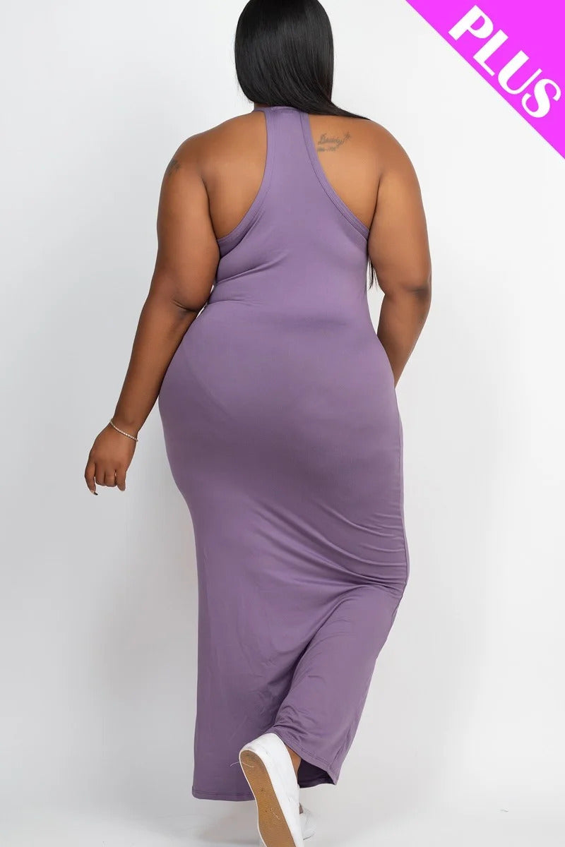 Capella | Plus Racer Back Maxi Dress