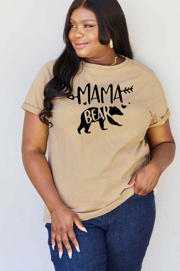 Full Size MAMA BEAR Graphic Cotton T-Shirt