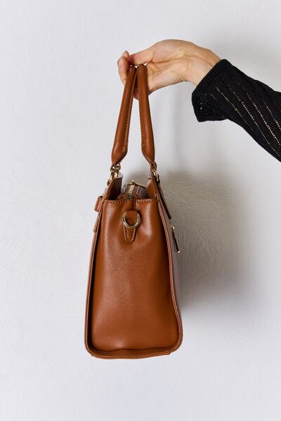 Texture PU Leather Handbag